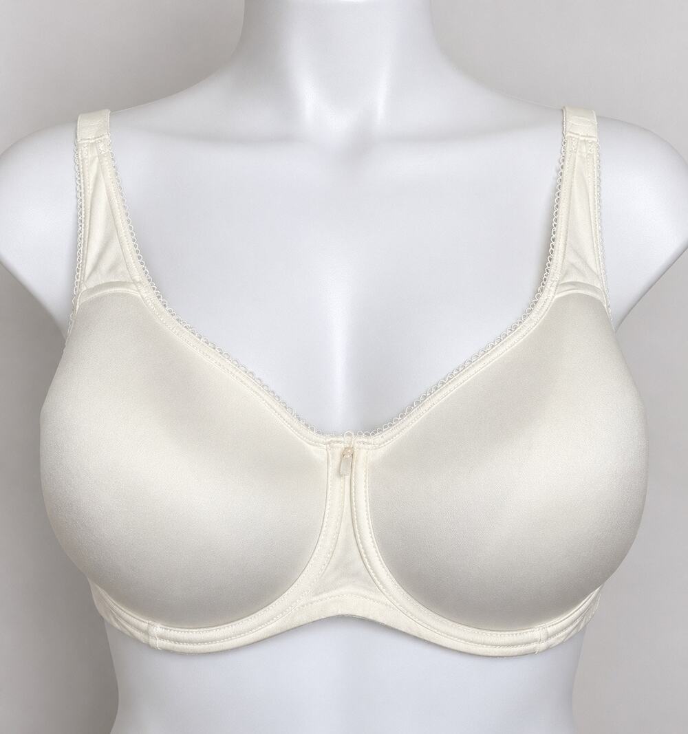 Wacoal Basic Beauty Spacer Underwire T-Shirt Bra 40D Ivory Full Coverage 853192